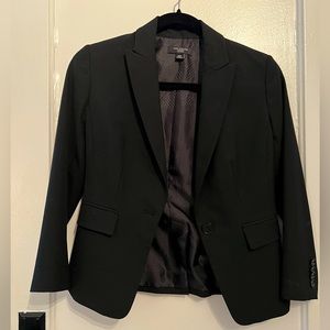 Black fitted petite Ann Taylor Blazer
